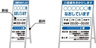 看板買うなら看板マート 路上工事看板 販売ページ