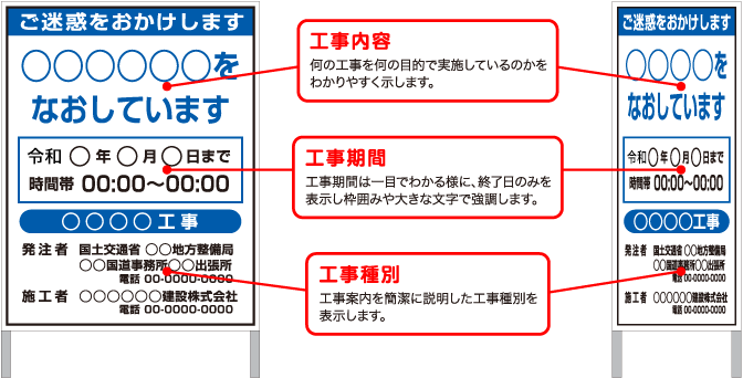 看板買うなら看板マート 路上工事看板 販売ページ